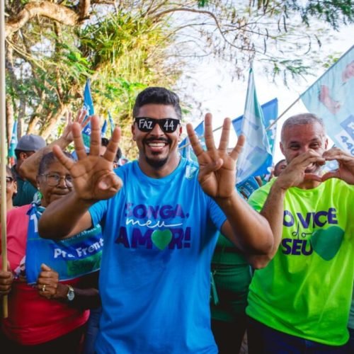 Tarcísio lidera pesquisa em São Gonçalo dos Campos com 55,23% dos votos válidos.