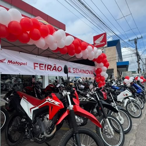 Motopel realiza feirão de motos novas e seminovas neste sábado em Feira de Santana