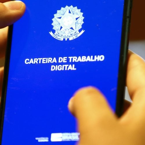 Carteira de trabalho digital.