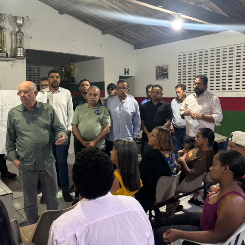 José Ronaldo e João Vianey autorizam início das obras de drenagem no bairro Baraúnas